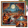 (Multi-Style) Halloween Witch Ghost-11CT Stamped Cross Stitch 45*45/50*50cm