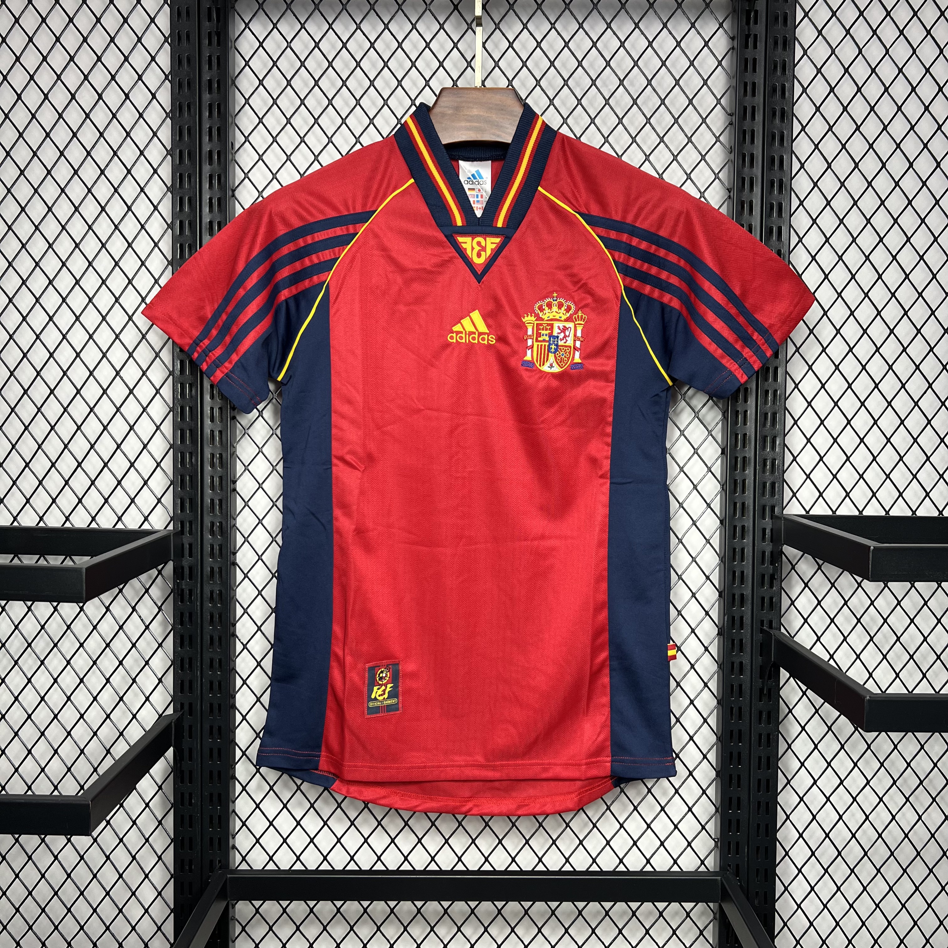 Retro Spain 1998 Home Stadium Jersey