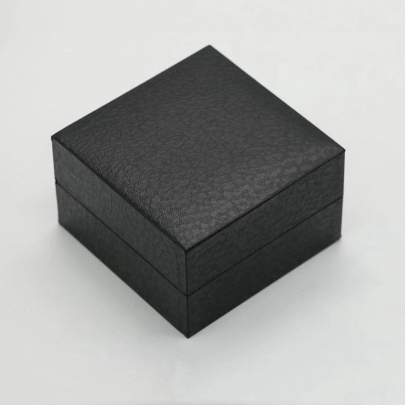 1 Piece Pu Leather Basic Indoor Home Solid Color Watch Box2