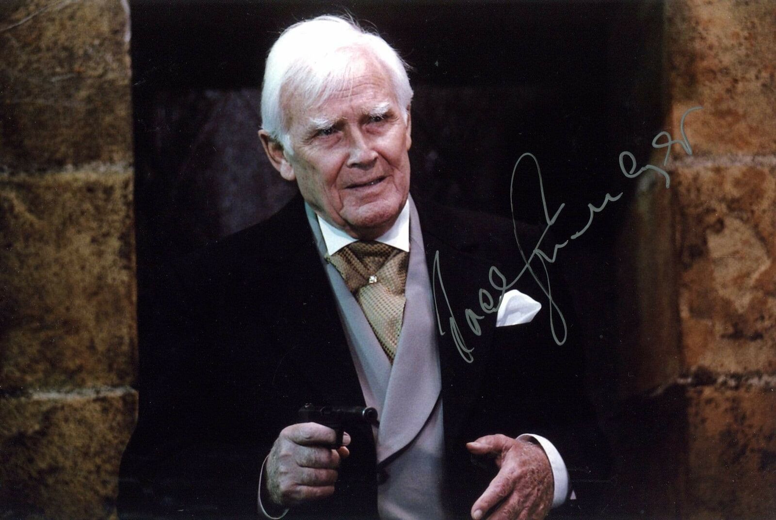 Joachim Fuchsberger (+) ACTOR autograph, In-Person signed Photo Poster painting