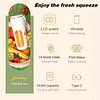 340ml Portable Juicer Blender Cup 1200mAh Juice Extractor for Home Office Travel