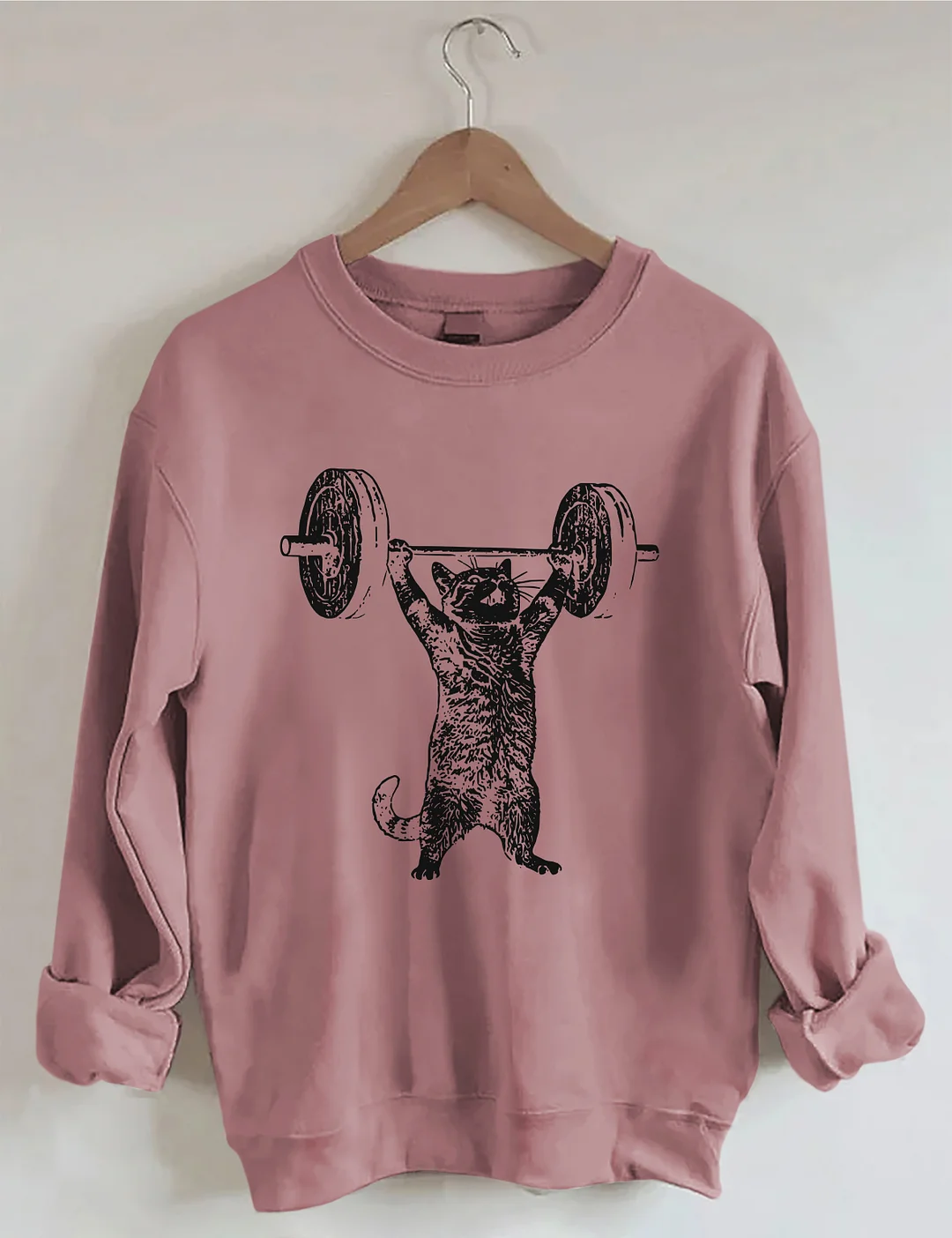 Funny Cat Gym Sweatshirt