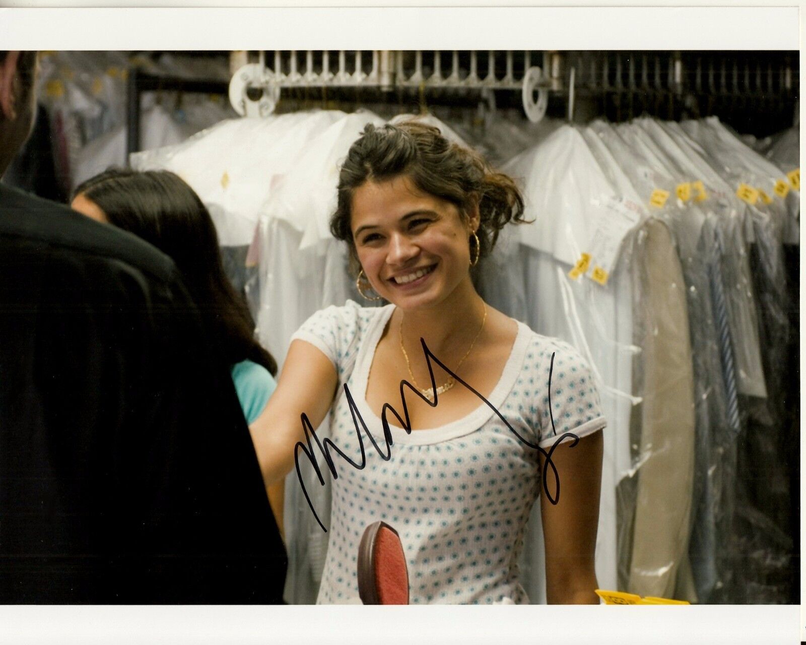 MELONIE DIAZ hand-signed BE KIND REWIND 8x10 uacc rd coa BEAUTIFUL COLOR CLOSEUP