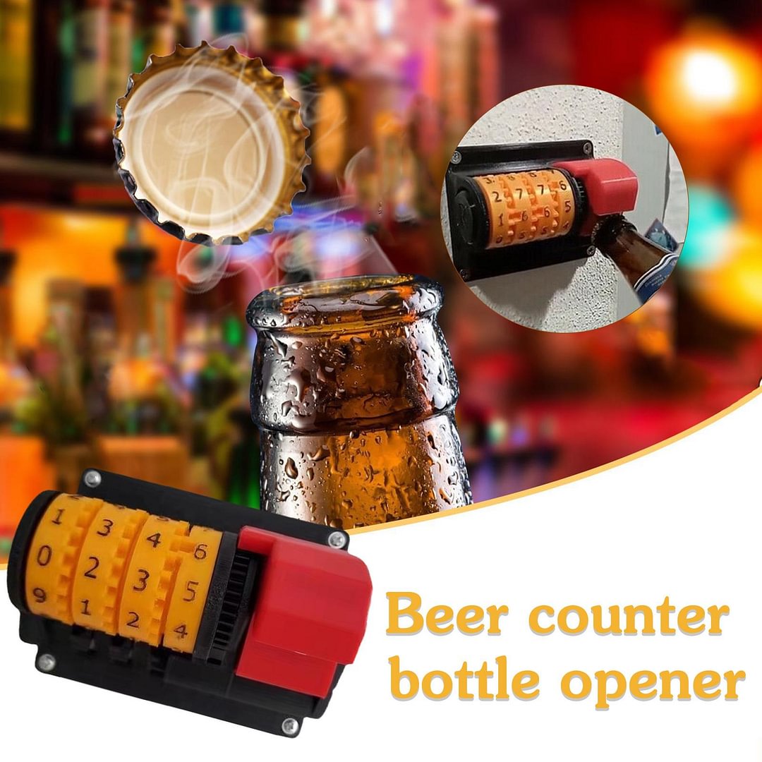 💖Father's Day Hot Sale-50%OFF🔥Beer Counter Bottle Opener(BUY 2 FREE SHIPPING)