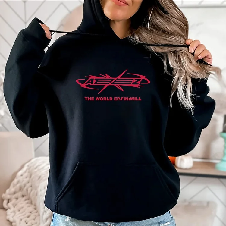 Ateez The World Ep.Fin Will Mito Bunny Hoodie officialateezshop