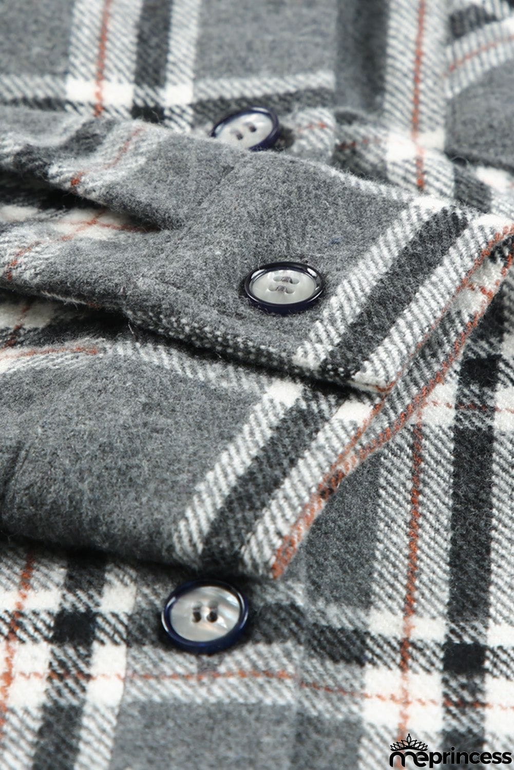 Plaid Button Up Long Sleeve Shirt with Pocket