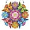 4Pcs Diamond Painting Mandala Window Pendants Suncatcher Hanging Kits for Home Porch Farmhouse