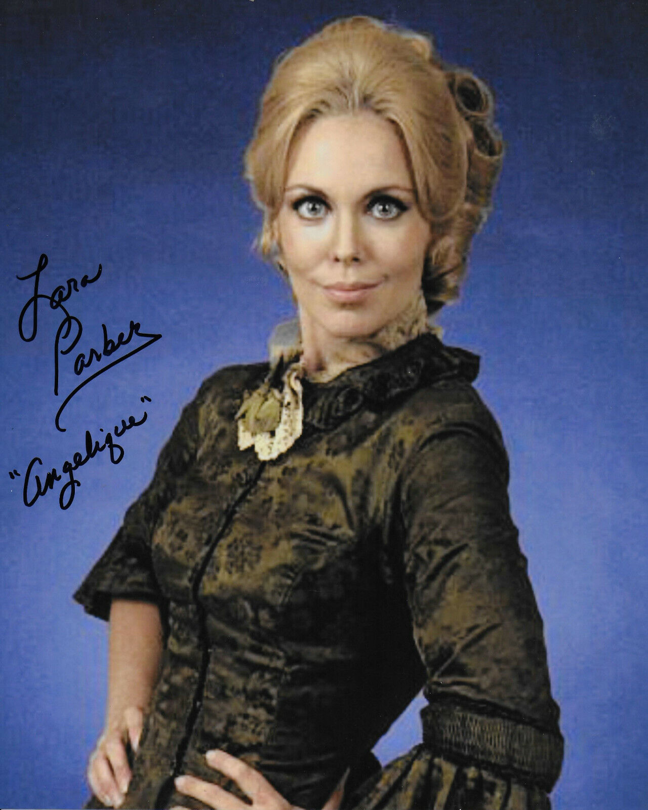 Lara Parker Dark Shadows Original Autographed 8x10 Photo Poster painting #21