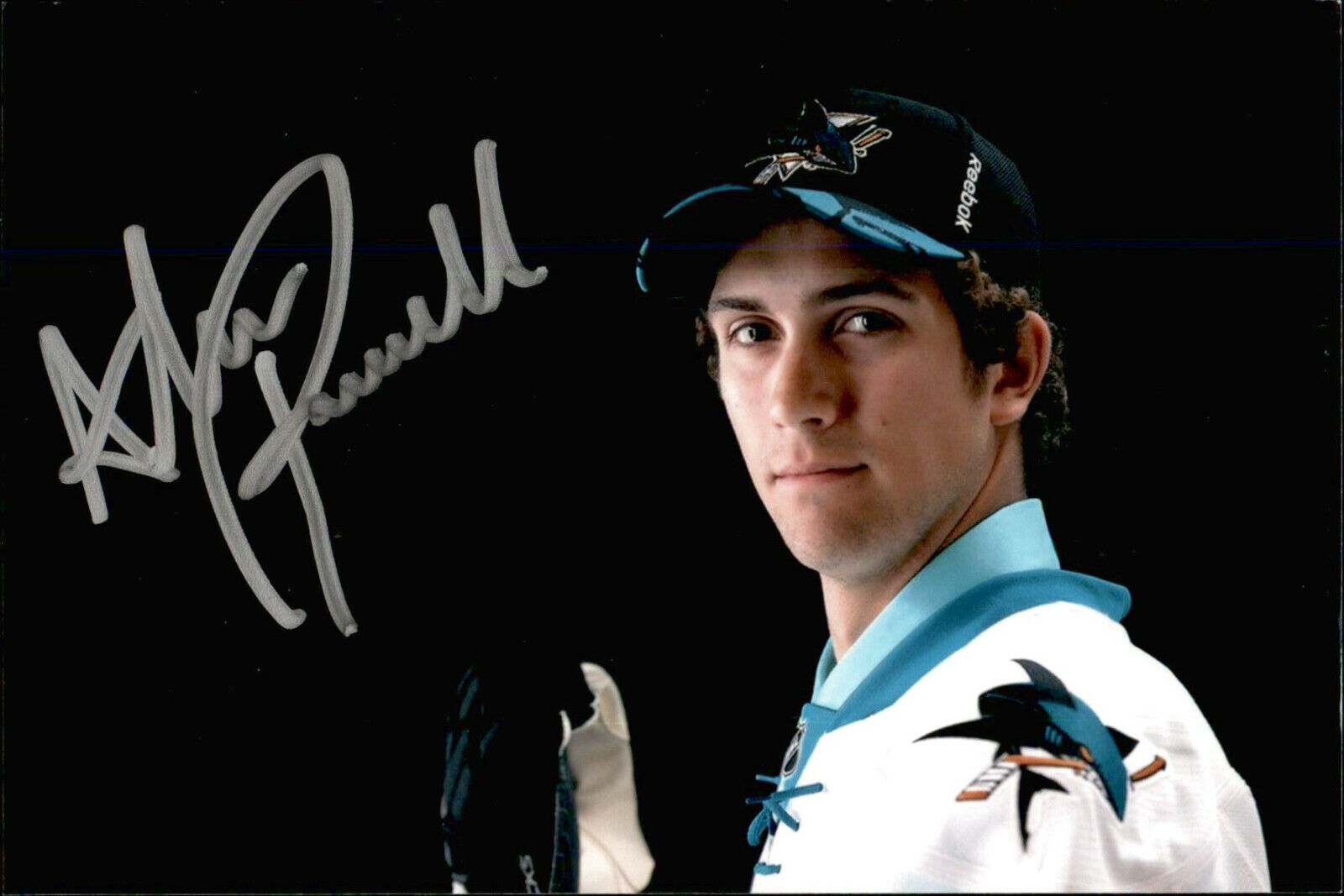 Adam Parsells SIGNED autographed 4x6 Photo Poster painting SAN JOSE SHARKS