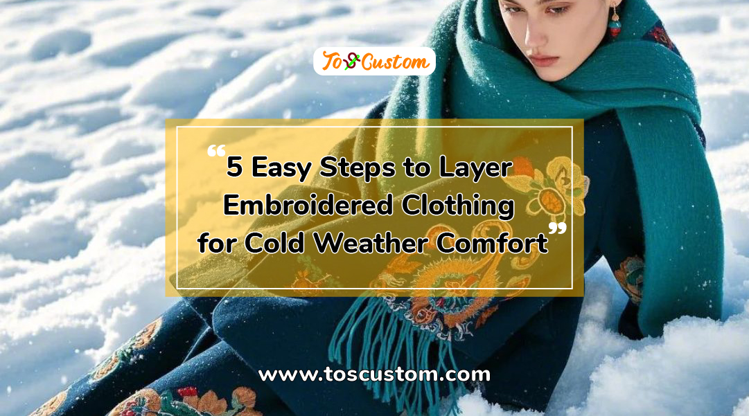 TOSCUSTOM™ 5 Easy Steps to Layer Embroidered Clothing for Cold Weather Comfort