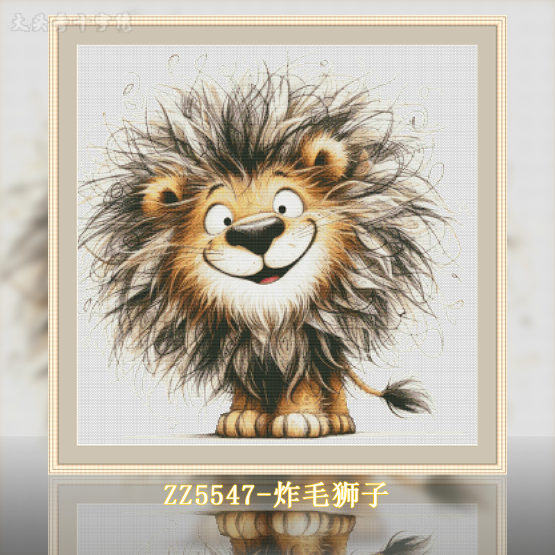 [ZZ5547-Fried Lion] Painting Fairy Cross Stitch