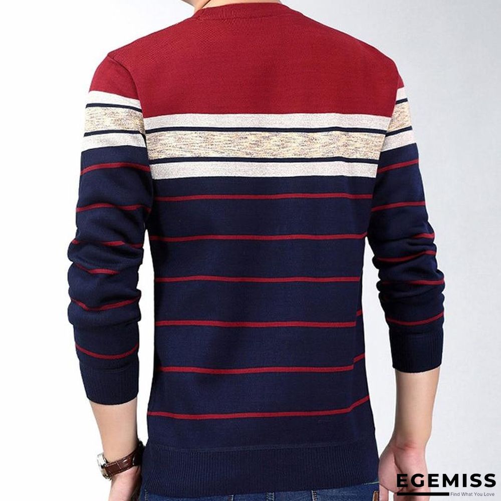 fashion casual clothing social fitness bodybuilding striped t shirts men t-shirt tee shirt pullover sweater | EGEMISS