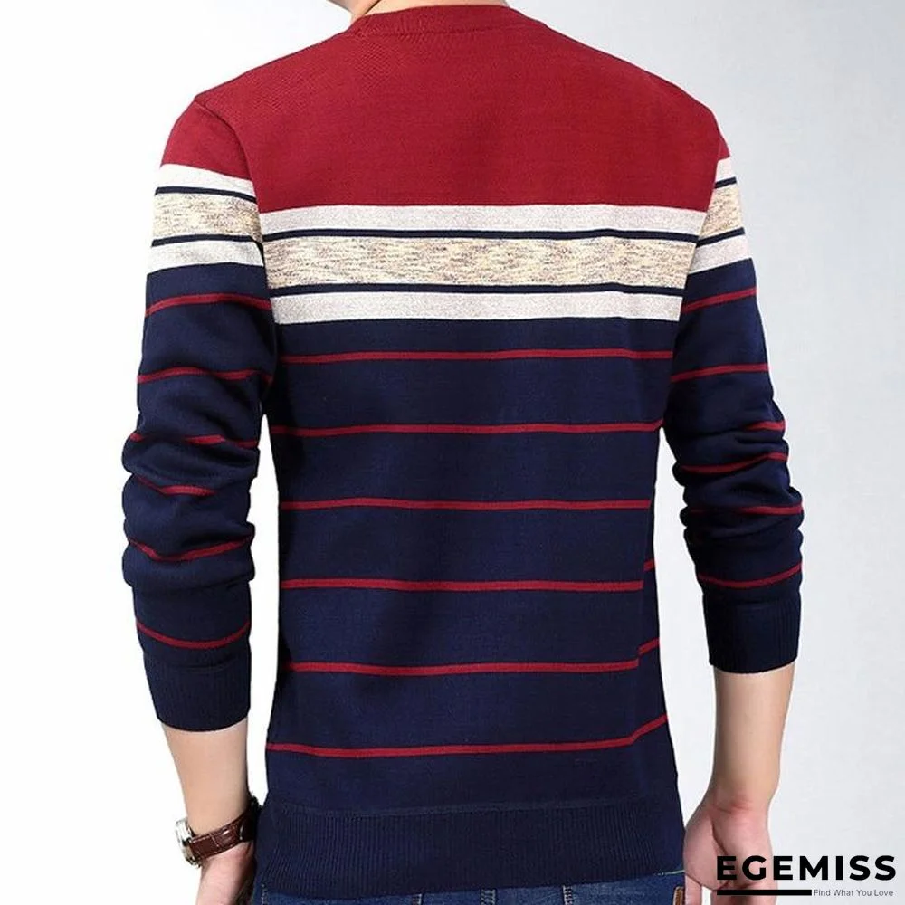 fashion casual clothing social fitness bodybuilding striped t shirts men t-shirt tee shirt pullover sweater | EGEMISS