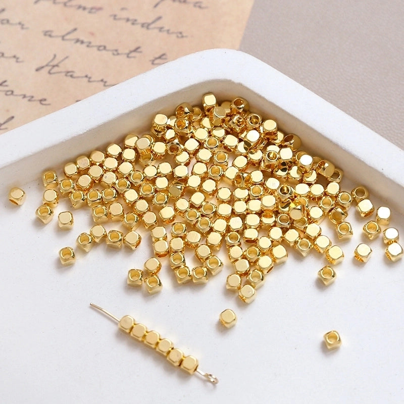 10 Pieces Diameter 3mm Diameter 4mm Diameter 5mm Copper Solid Color Beads