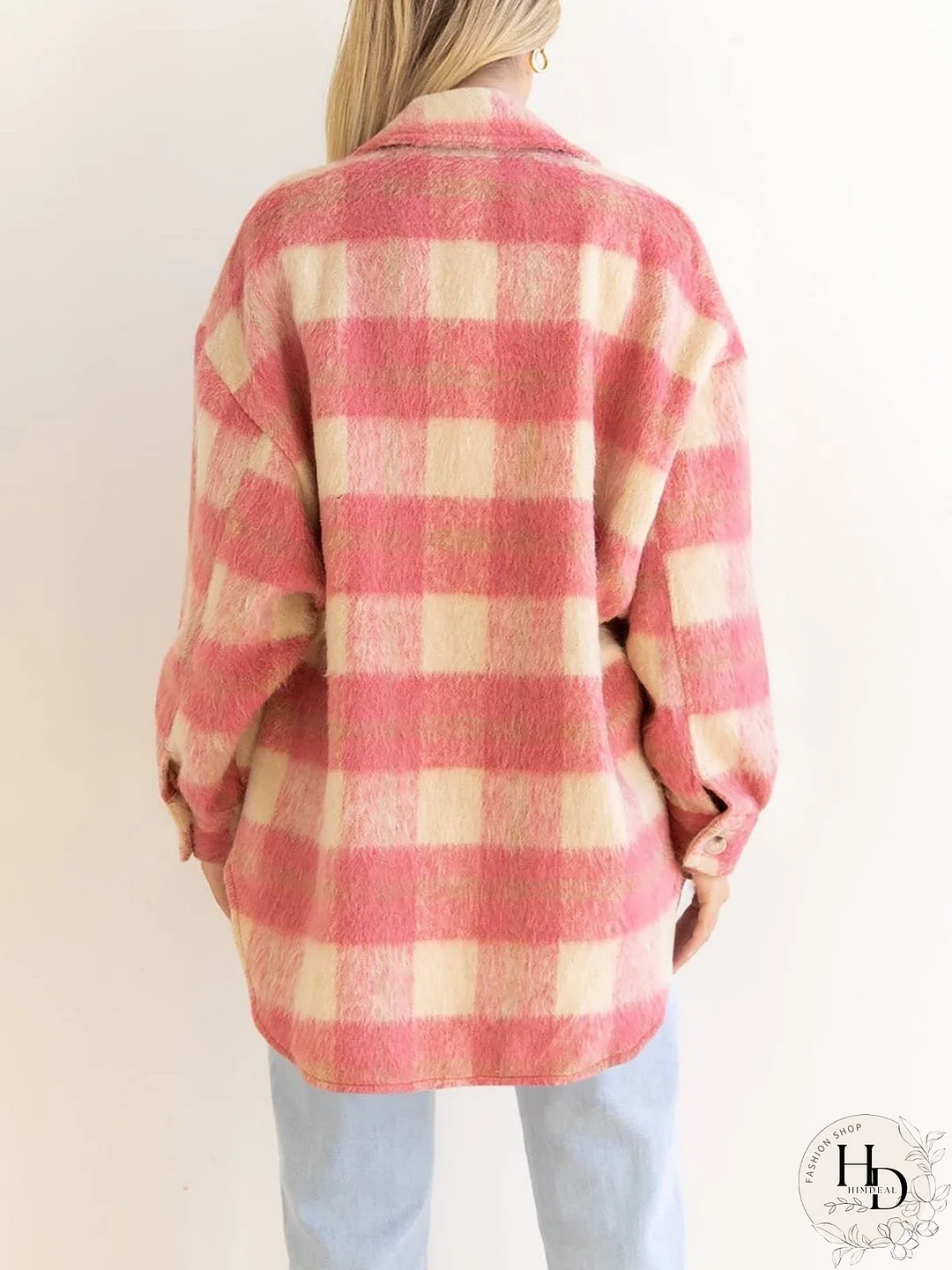 Stylish Plaid Shacket for Women
