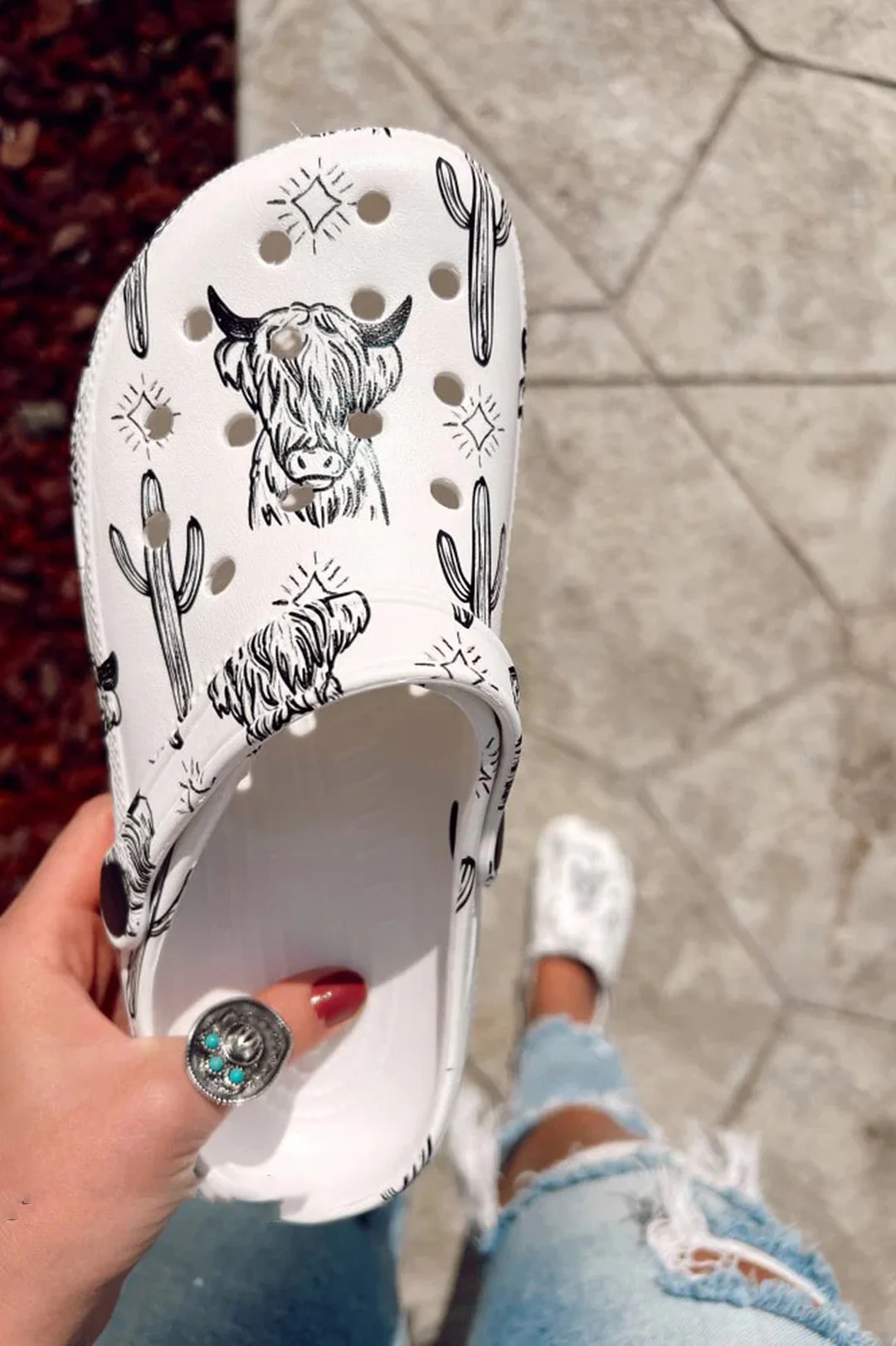 Cactus & Highland Cow Clogs