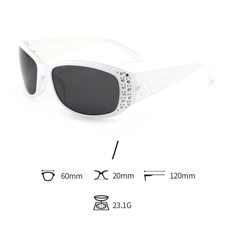 Elegant Streetwear Geometric Tac Oval Frame Full Frame Glasses
