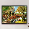 Bamboo Hut-9CT Stamped Cross Stitch Bead Embroidery 60*45cm tapestrymarket