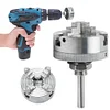 Z011A Self-Centering Mini Drill Chuck Metal 4 Jaws Manual Lathe Chuck Clamp