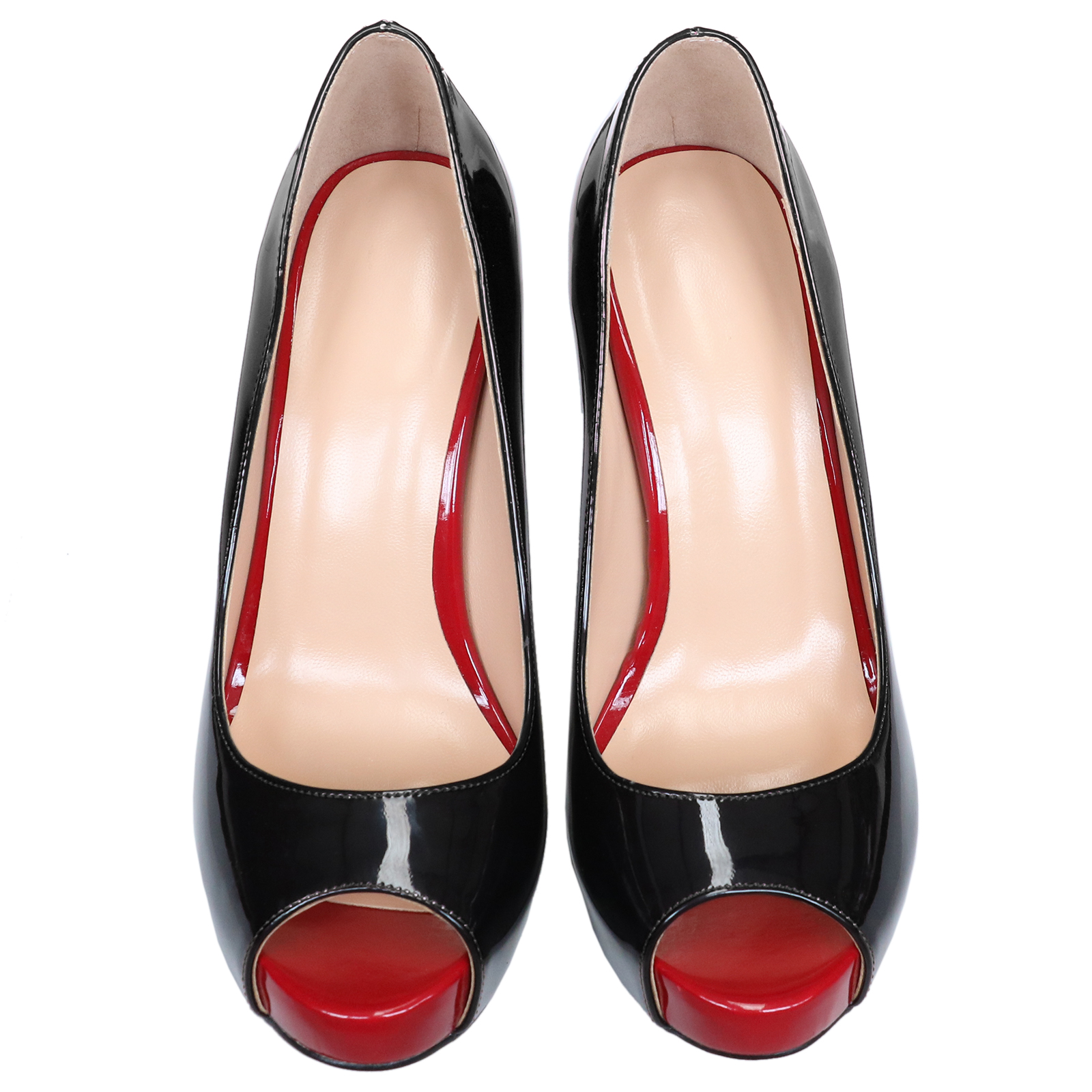 120mm Red Bottom Women's Platforms Heels Party Wedding Pumps-MERUMOTE