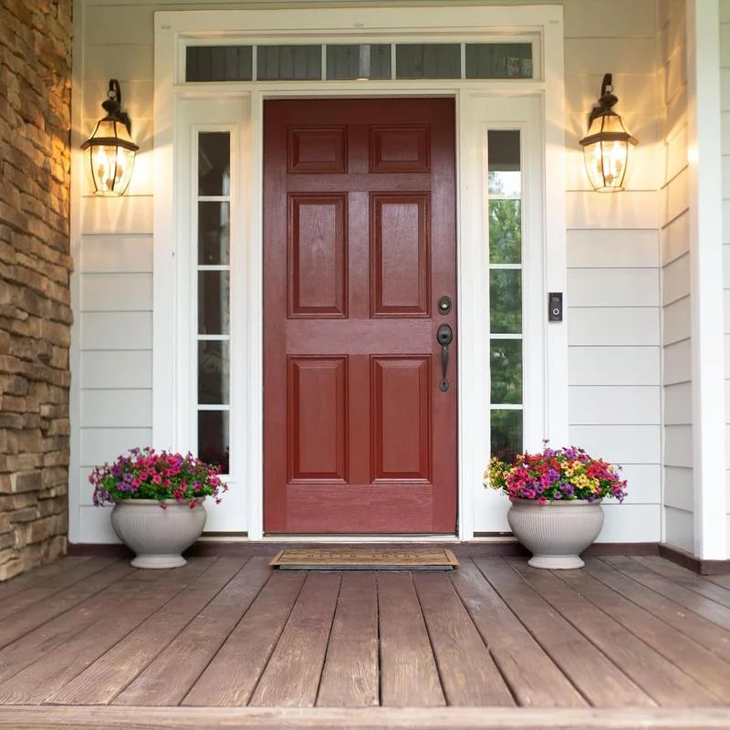 12 Real-Looking Silk Daisies for Outdoor Use - UV Protected Artificial Flowers for Porch, Garden & Planters