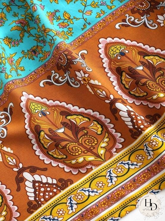 Cami Bohemian Printed Mini Dress for Women