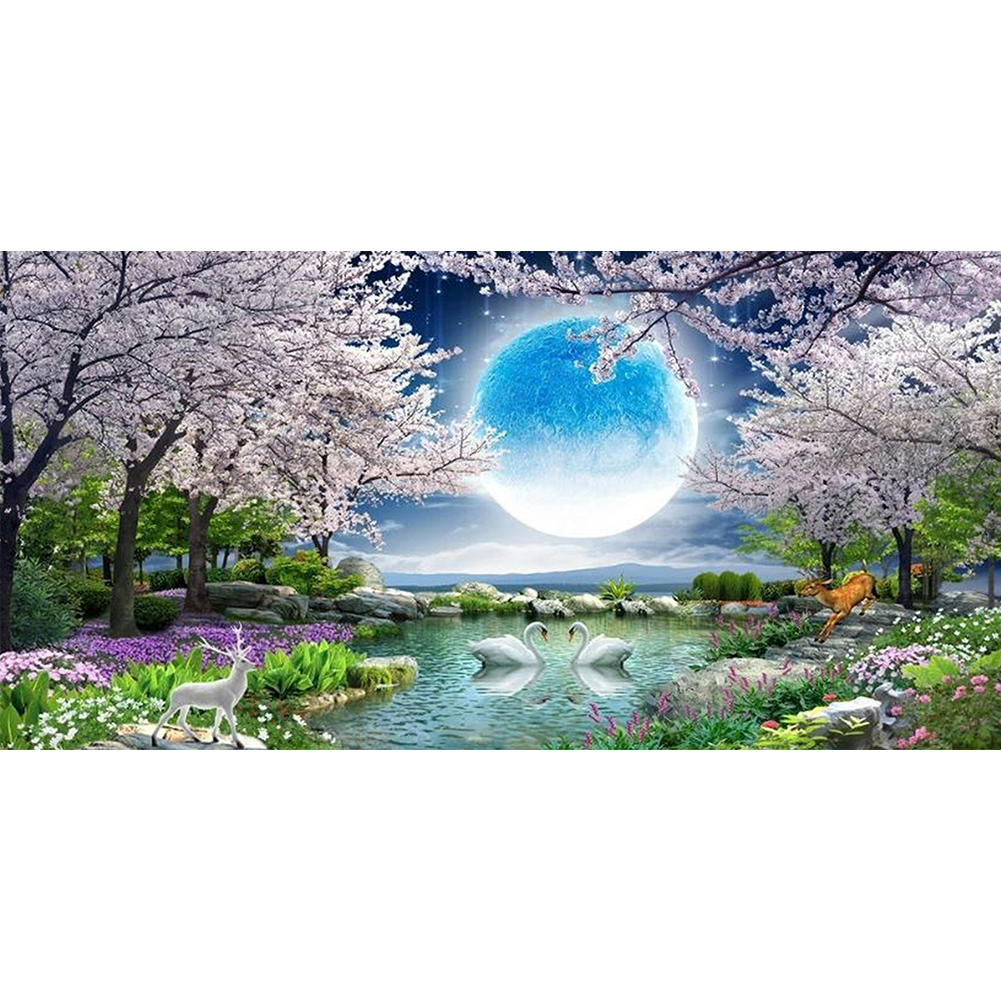 

Beautiful Scenery - Round Drill Diamond Painting - 80*40CM (Big Size), 501 Original