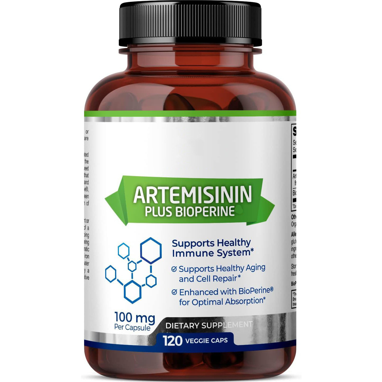 Artemisinin 100mg Capsules – Parasite Cleanse & Immune Support