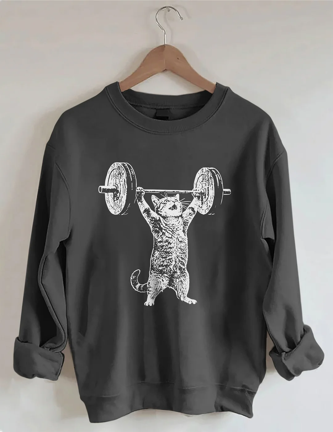 Funny Cat Gym Sweatshirt
