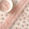 Natural Crystal Stone Flat Round Beads DIY Accessories