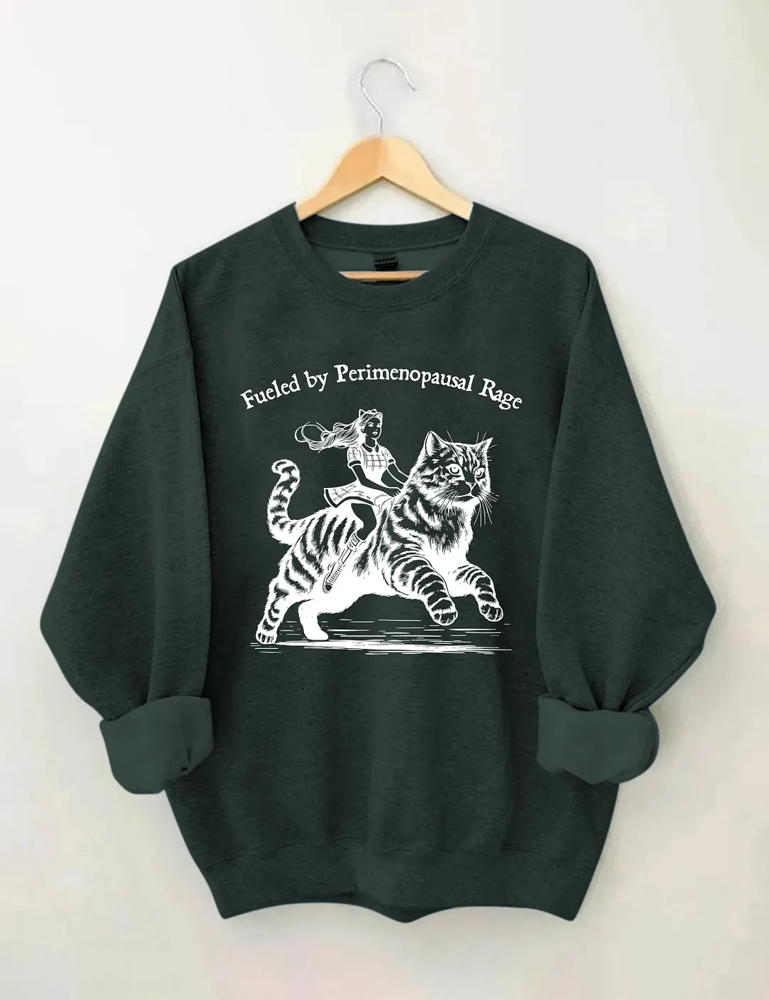 Fueled By Perimenopausal Rage Sweatshirt