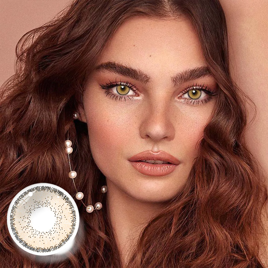 Brown Contact Lenses 14mm Eyes' Beautiful Makeup