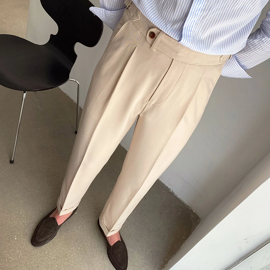 Gentleman elegant and comfortable mens trousers mens trous