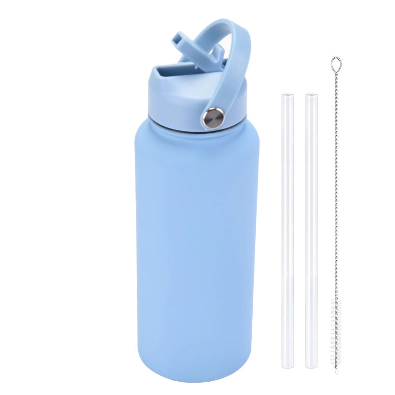 Casual Solid Color Stainless Steel Thermos Cup