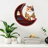 Lunar Design DIY Diamond Painting Wall Shelf 5D Diamond Embroidery Painting Kit