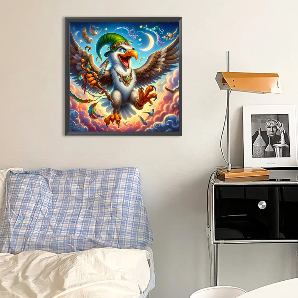 Diamond Painting - Full Round Drill - Eagle(Canvas|30*30cm)
