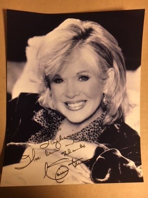 Connie Stevens Lovely Signed Autographed 8 x 10 Photo Poster paintinggraph with COA