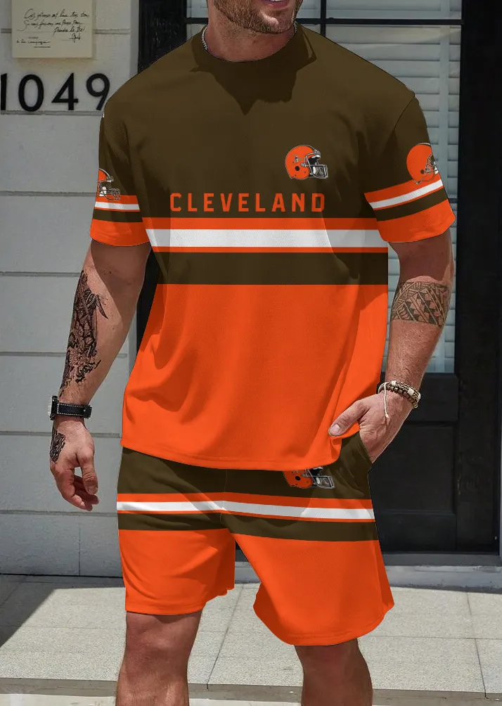 Cleveland Browns Limited Edition Top And Shorts Two-Piece Suits