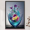 Vase-11CT Stamped Cross Stitch 40*60cm/15.75*23.62in(Big Size)