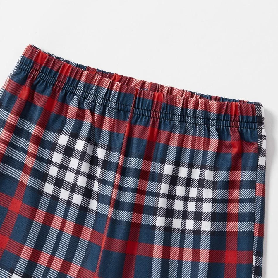 Family Saurus Wearing Christmas Hat Matching Pajamas Set