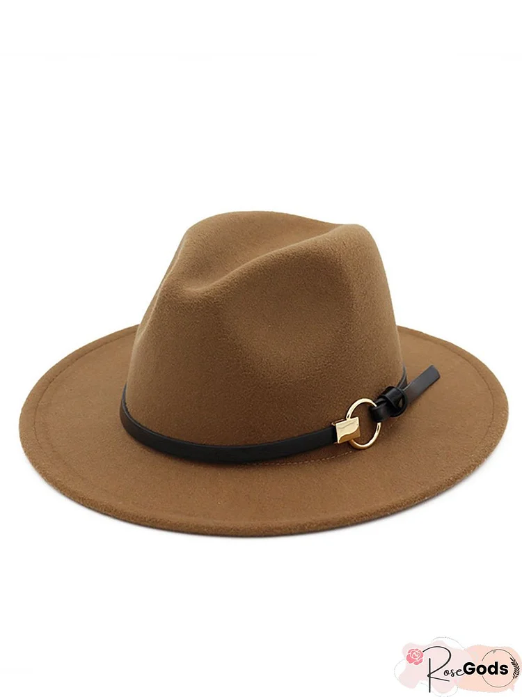 Women's Simple Felt Hat