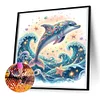 Diamond Painting-DIY Full Round Drill Dolphin