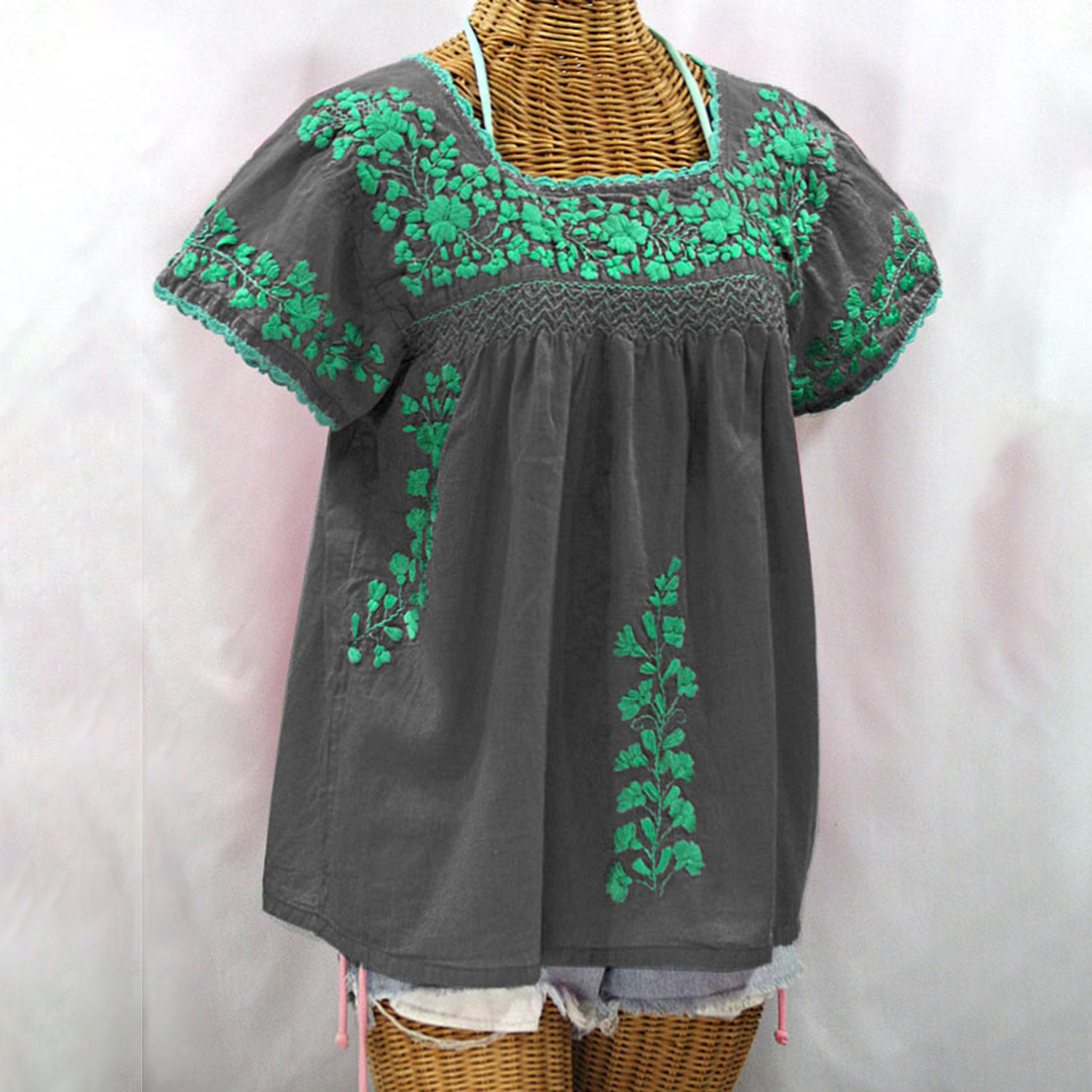 Women's Holiday Ethnic Short Sleeve Top