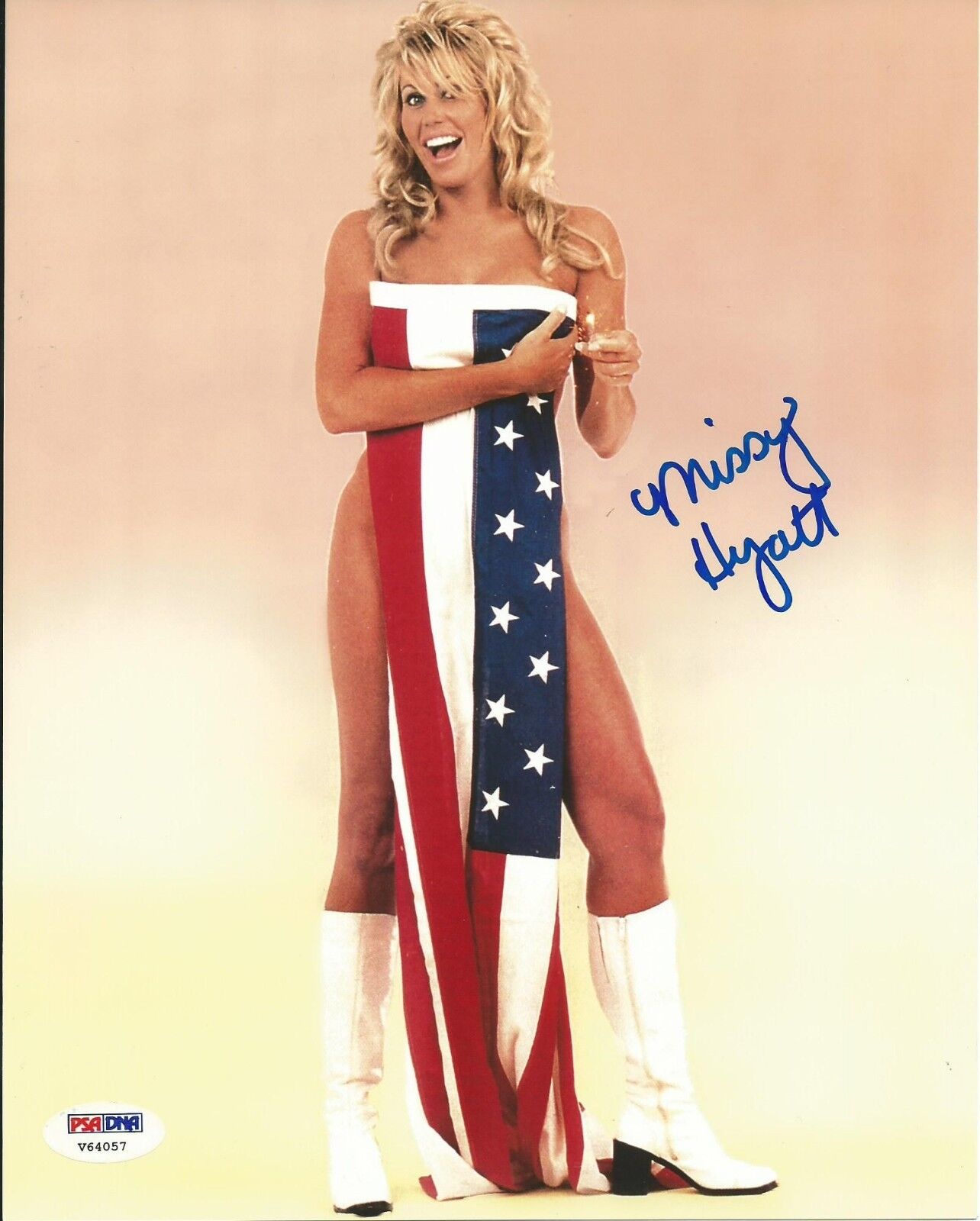 Missy Hyatt Signed 8x10 Photo Poster painting PSA/DNA COA WWE WCW ECW Picture Autograph Diva NWA