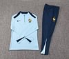 Joyfball 2024/2025 France Half-Pull Training Suit Wathet Football Shirt 1:1 Thai Quality