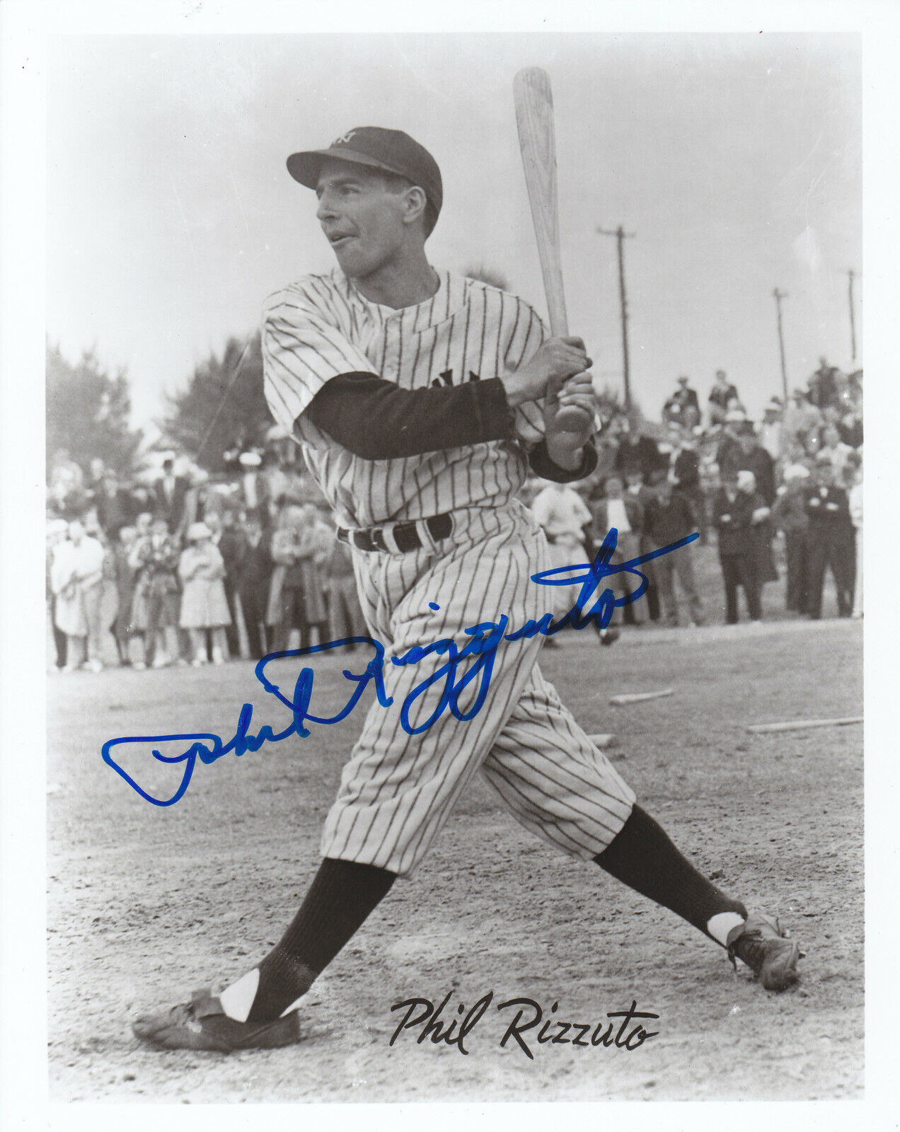 Phil Rizzuto #1 8x10 Signed Photo Poster painting w/ COA New York Yankees 032419