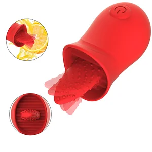 Leaping Egg Vibrator with Licking Tongue and Sucking Function – Female Masturbator