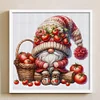 Tomato Gnome-11CT Stamped Cross Stitch 45*45cm/17.72*17.72in