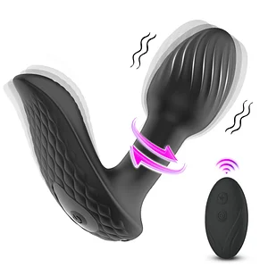 Swinging Anal Prostate Massager Vestibular Butt Plug With Remote Control