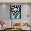 Halloween Skeleton-11CT Stamped Cross Stitch 50*70cm/19.69*27.56in(Big Size)